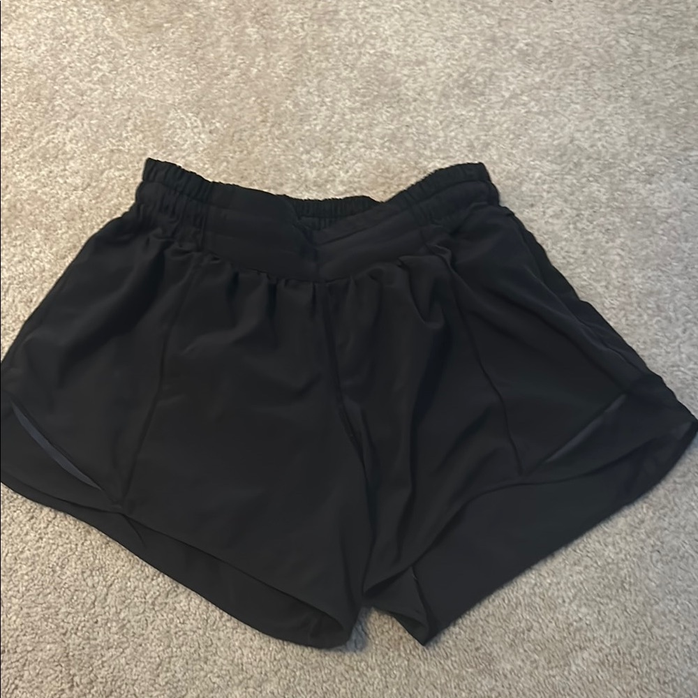 Women's Black Athletic Shorts